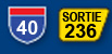 Autoroute 40 - Sortie 236 (Sainte-Anne-de-la-P�rade)